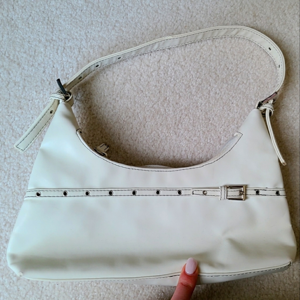 White purse handbag satchel